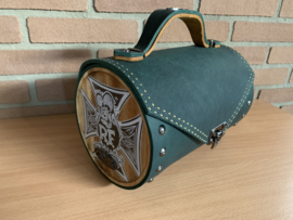 Handtas dark green ratfink handbag