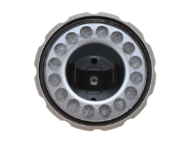 Valve Cover Oil Cap, Round, Push-in, Aluminum, Natural, Ford