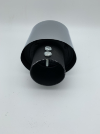Uitlaat sierstuk ovaal 115X90mm   44-57mm aansluiting