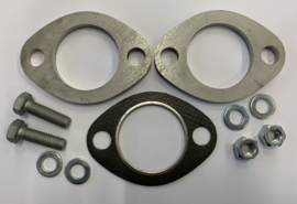 2,5 inch 2-gaats flens kits incl. pakking