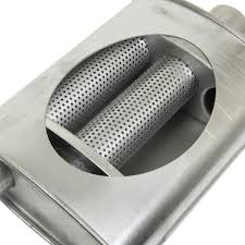 MAX turbo style Flo Performance rvs uitlaat demper 2,5 inch