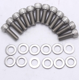 HEADER BOLT SET - ALLEN HEAD 3/8-16 X 1 INCH
