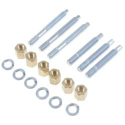 Exhaust Manifold Studs, Nuts, Lock Washers, Set of 6