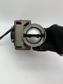 uitlaat klep 2,5 inch ( 63mm ) compleet met schakelaar