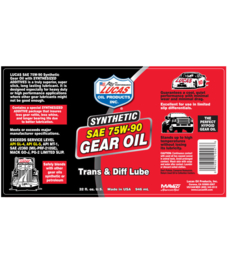 LUCAS SYNTHETIC SAE 75W-90 GEAR OIL