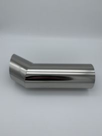RVS uitlaat sierstuk DTM 3,5 inch max