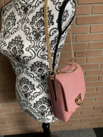 Handtas pink messenger hand/cross body bag