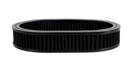 12 inch oval luchtfilter zwart/zwart