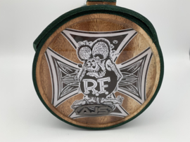 Handtas dark green ratfink handbag