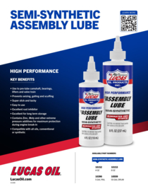 Lucas assembly lube 4 fl.oz. verpakking