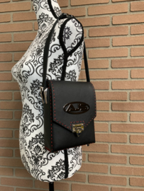 Handtas black messenger hand/cross body bag