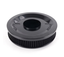Luchtfilter 14 inch high flow zwart met zwart filter
