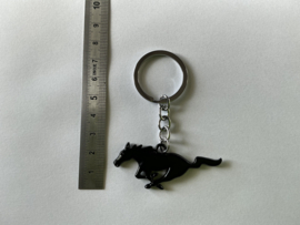 Ford Mustang pony sleutelhanger Zwart