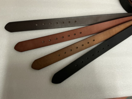 5,5mm DIK LEREN RIEM ZONDER BUCKLE