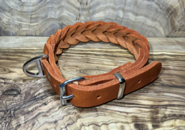 Hondenhalsband leer Orange