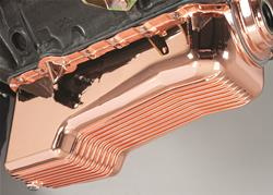 Carterpan chevrolet small block aluminium copper plated R