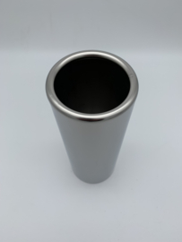 RVS Ronde eindstuk 3 inch rolled edge ( 20cm lang )