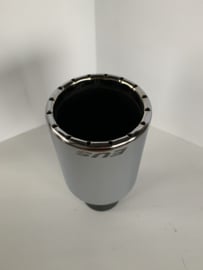 Uitlaat sierstuk 76mm rond 30-45mm aansluiting