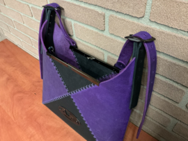 Shopper/ipad schoudertas leer
