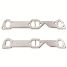 Exhaust Header Gaskets, Graphite, D-port, Pontiac V8, Pair