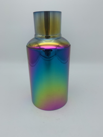 4 Inch rainbow RVS uitlaat sierstuk recht