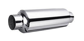 Gepolijst Rvs cherry bomb 2,5 inch
