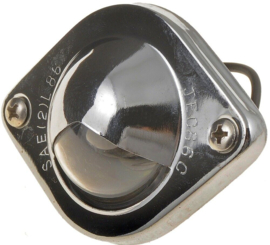 License Plate Light Assembly, Clear Bulb, Chevy, GMC, Each