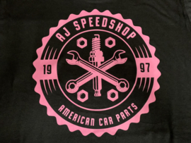 T-shirt american car parts / pink logo