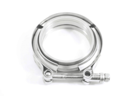2" 2,5" 3" 3,5" V-Band klem Set RVS – Mannetje & Vrouwtje