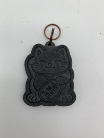 Lucky cat sleutelhanger in 19 verschillende kleuren