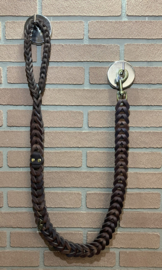 Lederen honden riem brown