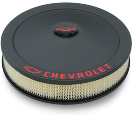 Luchtfilter Chevrolet 14 inch zwart wrinkle