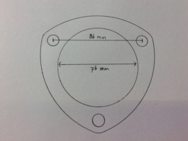 Mr. Gasket MLS 3 inch Collector Gaskets 4886G