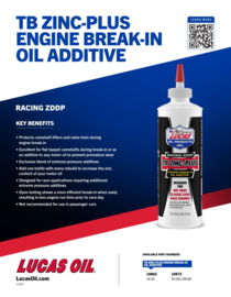 Lucas Engine break-in oil 473ml verpakking