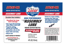 Lucas assembly lube 4 fl.oz. verpakking