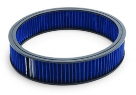 Edelbrock 14 X 3 inch blauw filter