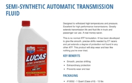 Lucas ATF sure shift oil. 1 liter verpakking