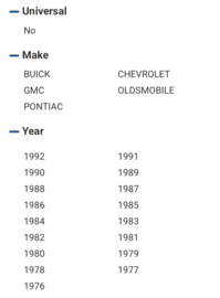 Oil Pressure Warning Light Sending Units PS-126