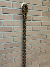 Lederen honden riem Cognac/brown