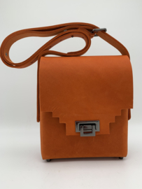 Handtas oranje messenger hand/cross body bag