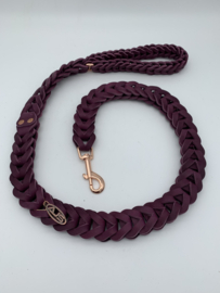 Lederen honden riem berry