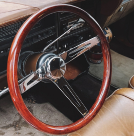1# GT Classic 15-inch Slotted Spoke Wood Steering Wheel