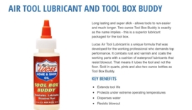 Lucas airtool oil 59ml verpakking