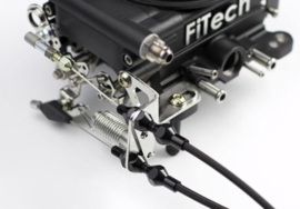Throttle Return Spring Kit, Car Carburetor Throttle Cable Bracket with Dual Return Spring Set