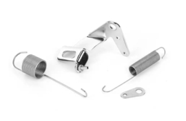 Throttle Return Spring Kit, Car Carburetor Throttle Cable Bracket with Dual Return Spring Set