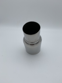 RVS slant-cutt eindstuk 3 inch rolled edge