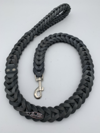 Lederen honden riem Grey
