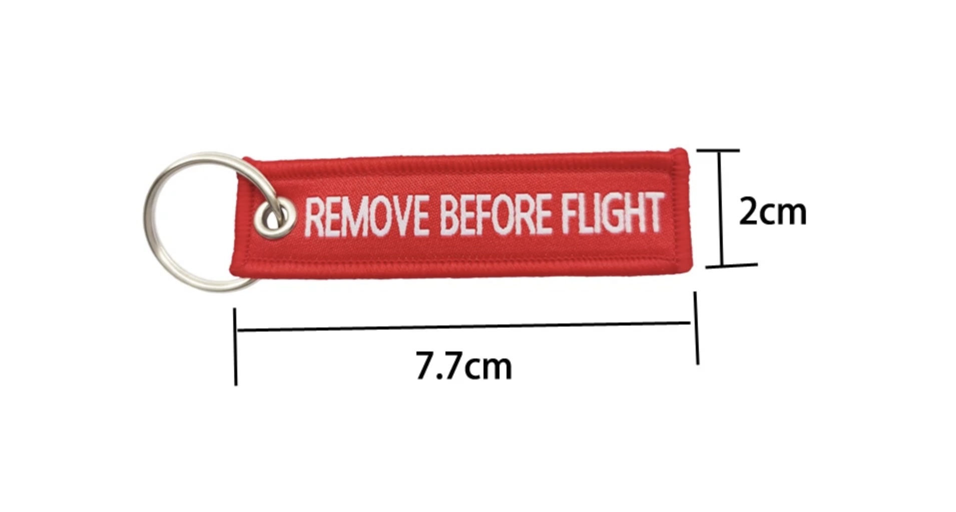 Remove before flight sleutelhanger mini