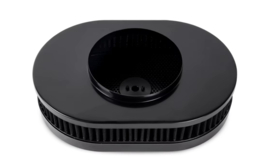 12 inch oval luchtfilter zwart/zwart