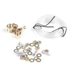 3 meter set oliedruk,temp,amps chroom/zwart analoog